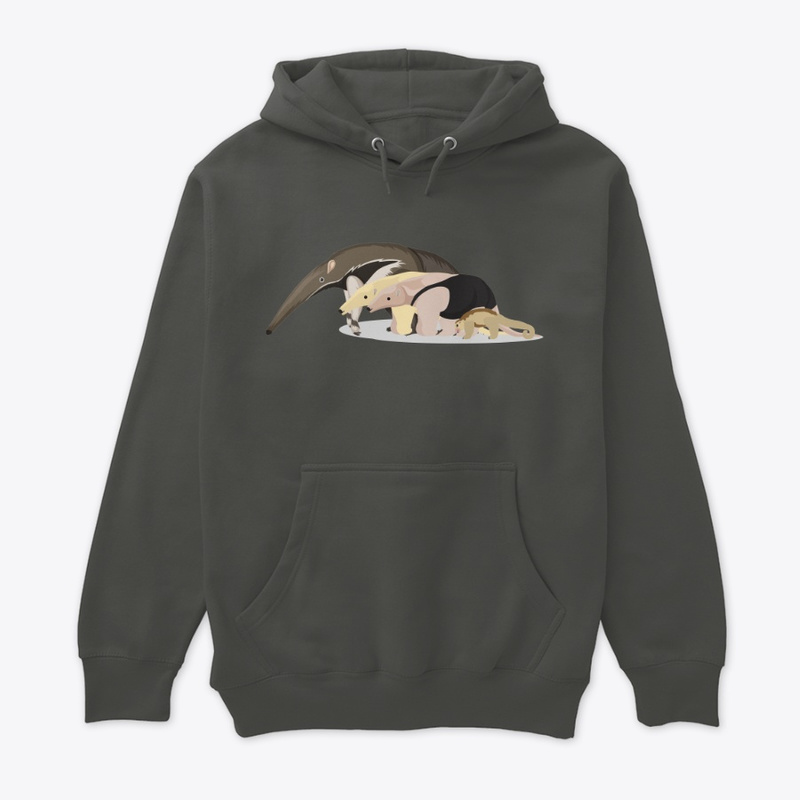  Anteater T-Pose Tamandua Sweatshirt : Clothing, Shoes