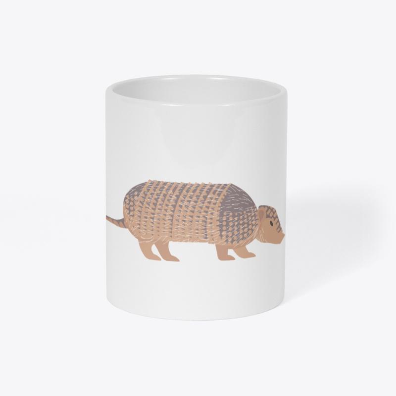 Dwarf armadillo (Zaedyus pichiy) mug