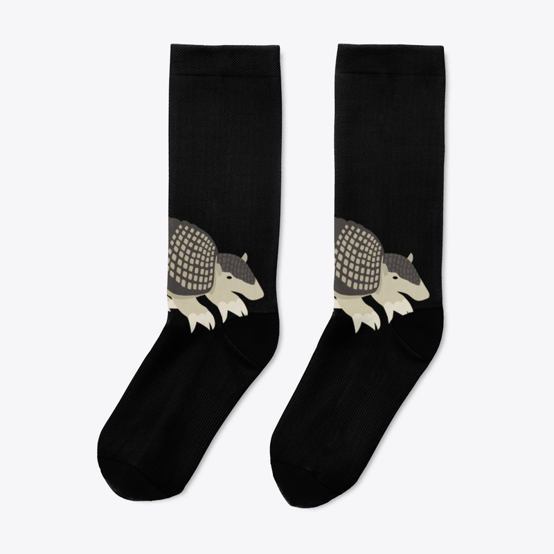 Giant armadillo Priodontes maximus socks